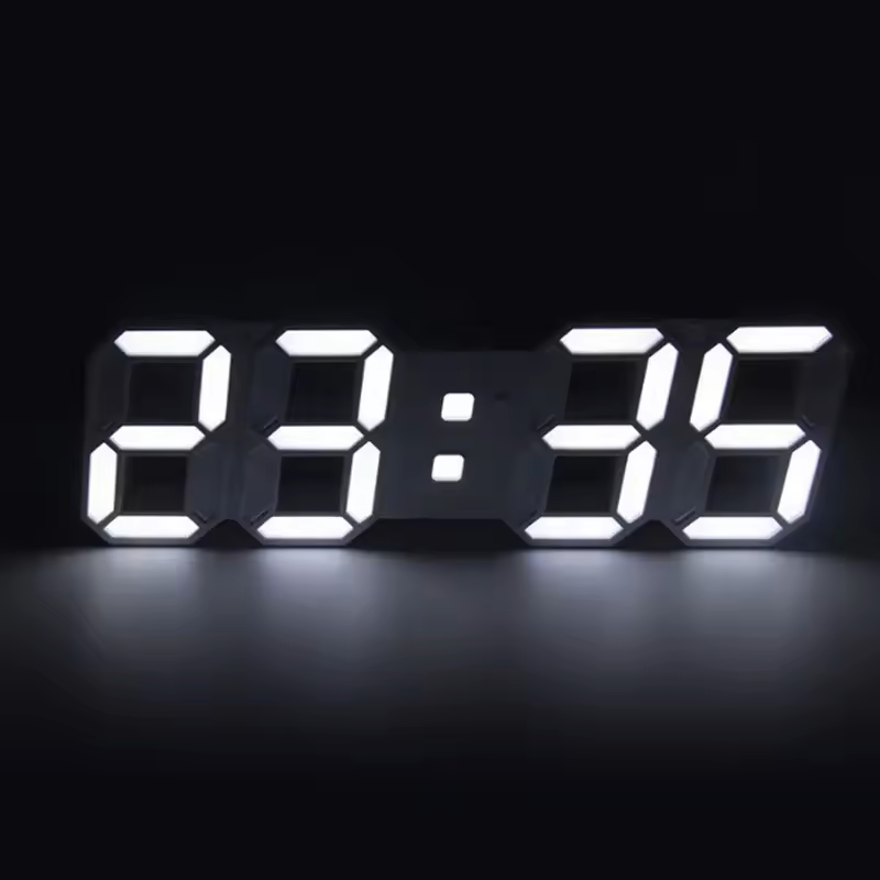 LED Digital Alarm Clock with Temperature Display - Modern Home Desk Decor