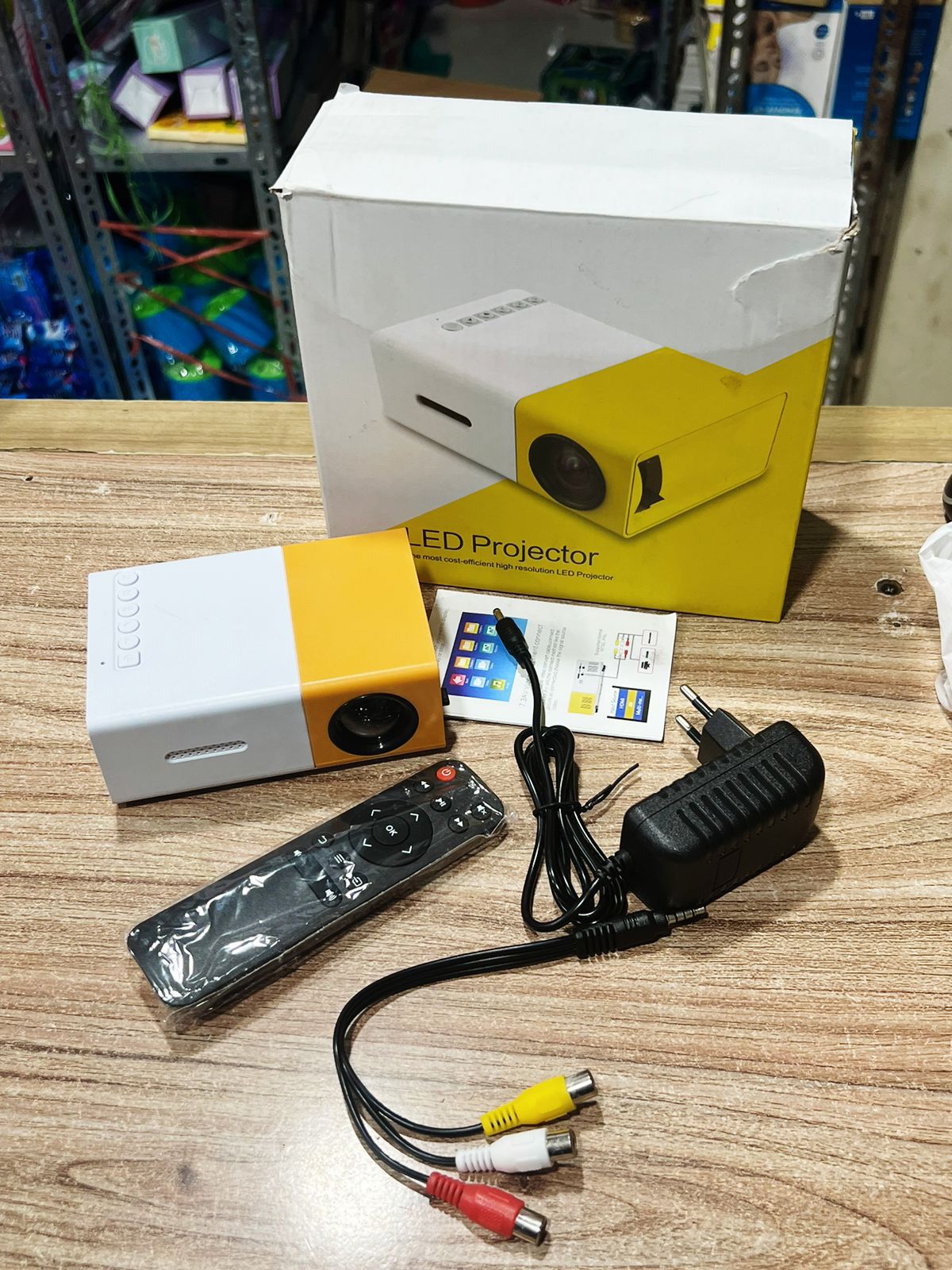 Portable LED Mini Projector with HDMI & USB Ports | Compact Home Theater